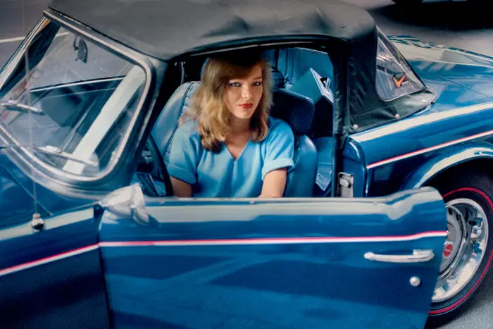 Blonde in a Blue Convertible, New York, NY, 1981<br/>